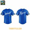 Detroit Tigers Albanian Heritage 2026 Day Personalized Baseball Jersey