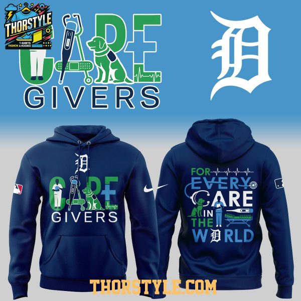 Detroit Tigers Care Givers 2026 Healthcare Appreciation Hoodie Shirts