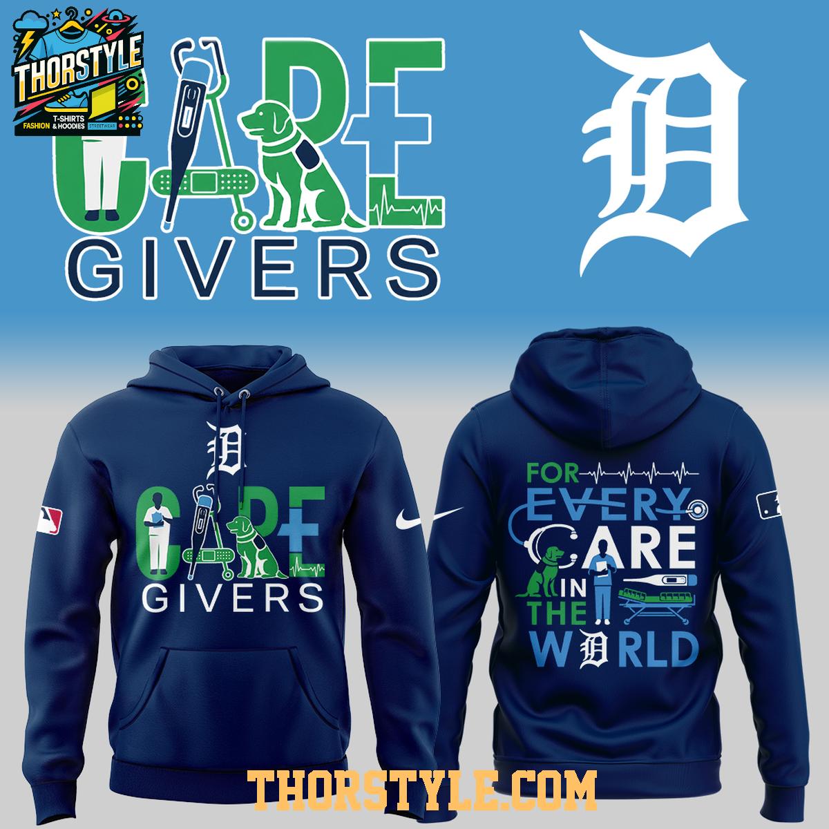 Detroit Tigers Care Givers 2026 Healthcare Appreciation Hoodie Shirts Detroit Tigers Care Givers 2026 Healthcare Appreciation Hoodie Shirts