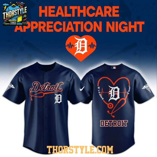 Detroit Tigers Healthcare Appreciation Night x MLB Game 2026 Baseball Jersey