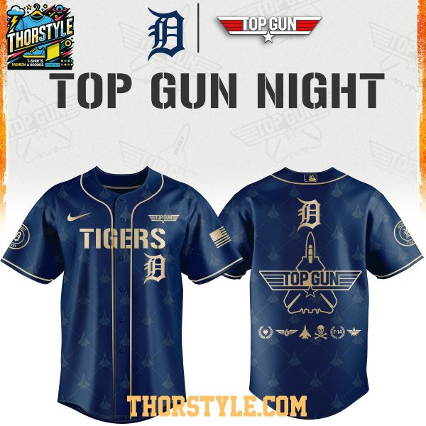 Detroit Tigers x Top Gun 2026 Comeback Night Baseball Jersey