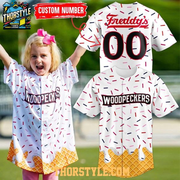 Fayetteville Woodpeckers 2026 Ice Cream Personalized Baseball Jersey