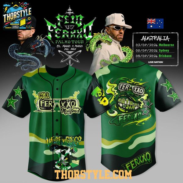Ferxxo Falxo x El Mano a Mano Del Ano 2026 Tour Baseball Jersey