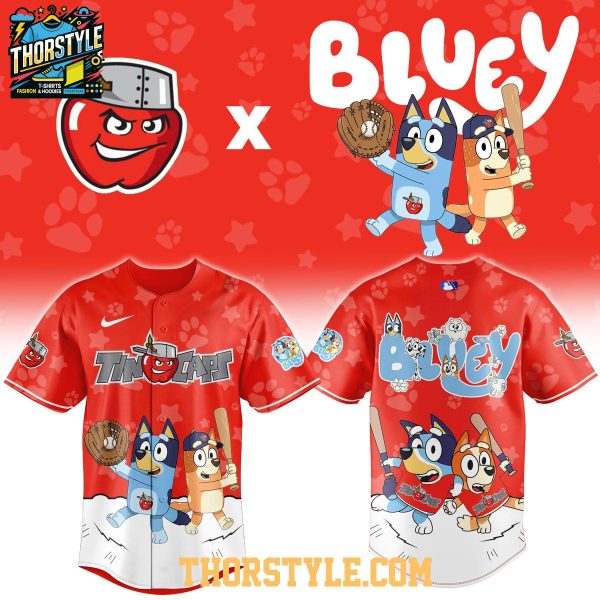 Fort Wayne TinCaps Bluey Night 2026 MiLB Game Baseball Jersey