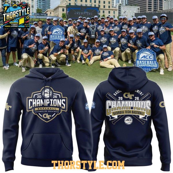Georgia Tech Yellow Jackets 2026 Regular Season Champs Hoodie T-Shirt