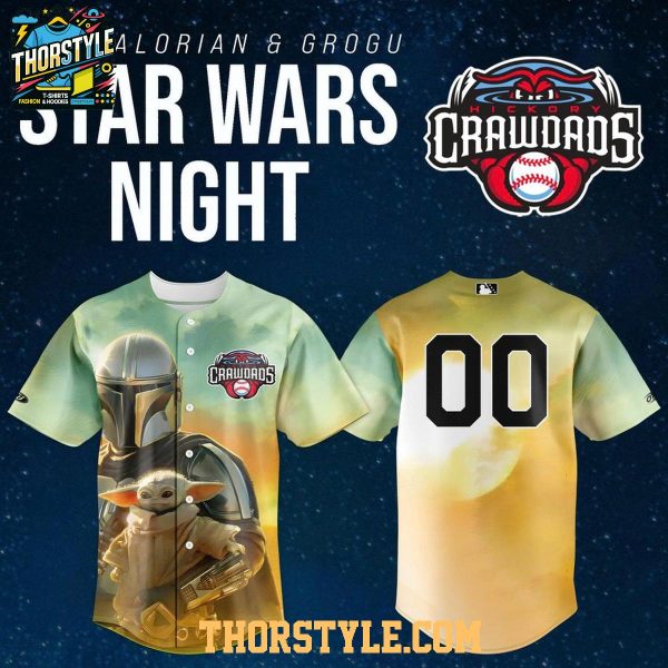 Hickory Crawdads Star War 2026 Night Personalized Baseball Jersey