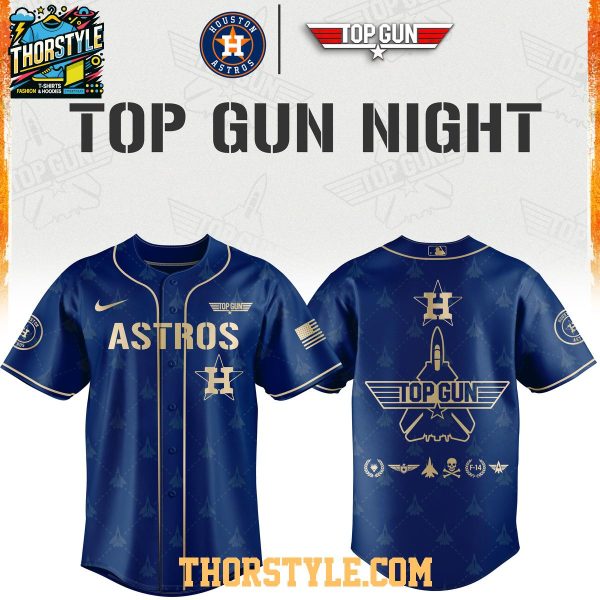 Houston Astros x Top Gun 2026 Comeback Night Baseball Jersey