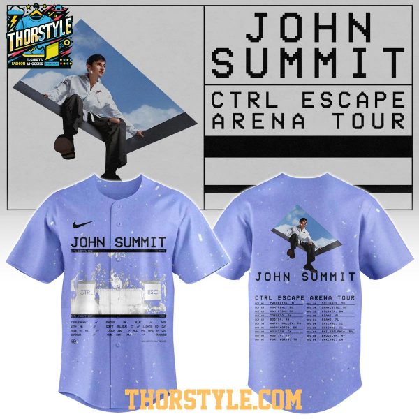 John Summit CTRL Escape Arena Tour 2026 Celestial Blue x Mineral Wash Jersey