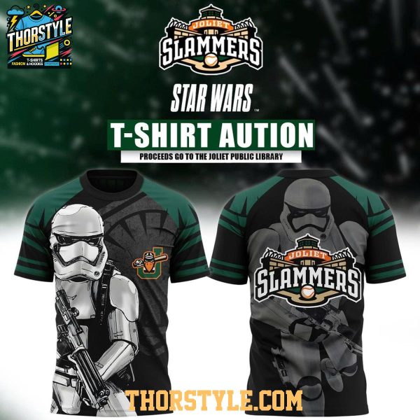 Joliet Slammers Star Wars Night 2026 Of Dark Force Hoodie T-Shirt