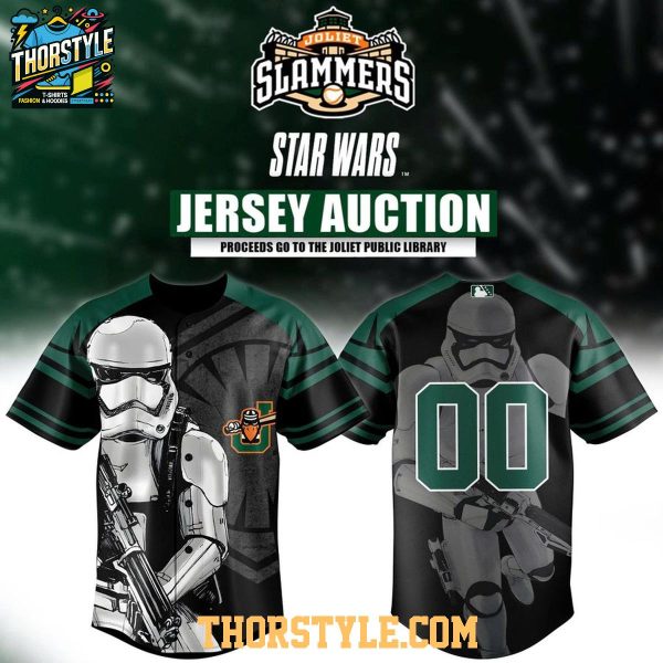 Joliet Slammers Star Wars Night 2026 Of Dark Force Personalized Baseball Jersey