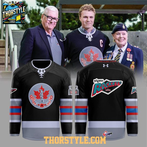 Kelowna Rockets x Memorial Cup 2026 Night Personalized Hockey Jersey