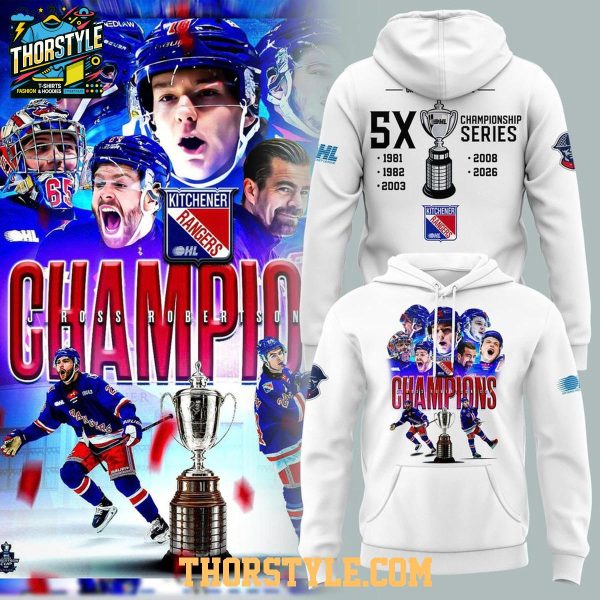 Kitchener Rangers 2026 OHL Championship Series Winner Hoodie T-Shirt