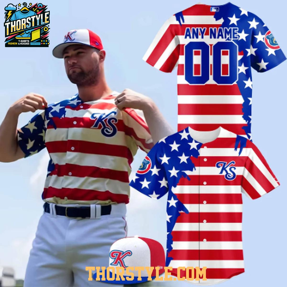 Knoxville Smokies Independence Day 1776-2026 America250 Baseball Jersey Knoxville Smokies Independence Day 1776-2026 America250 Baseball Jersey