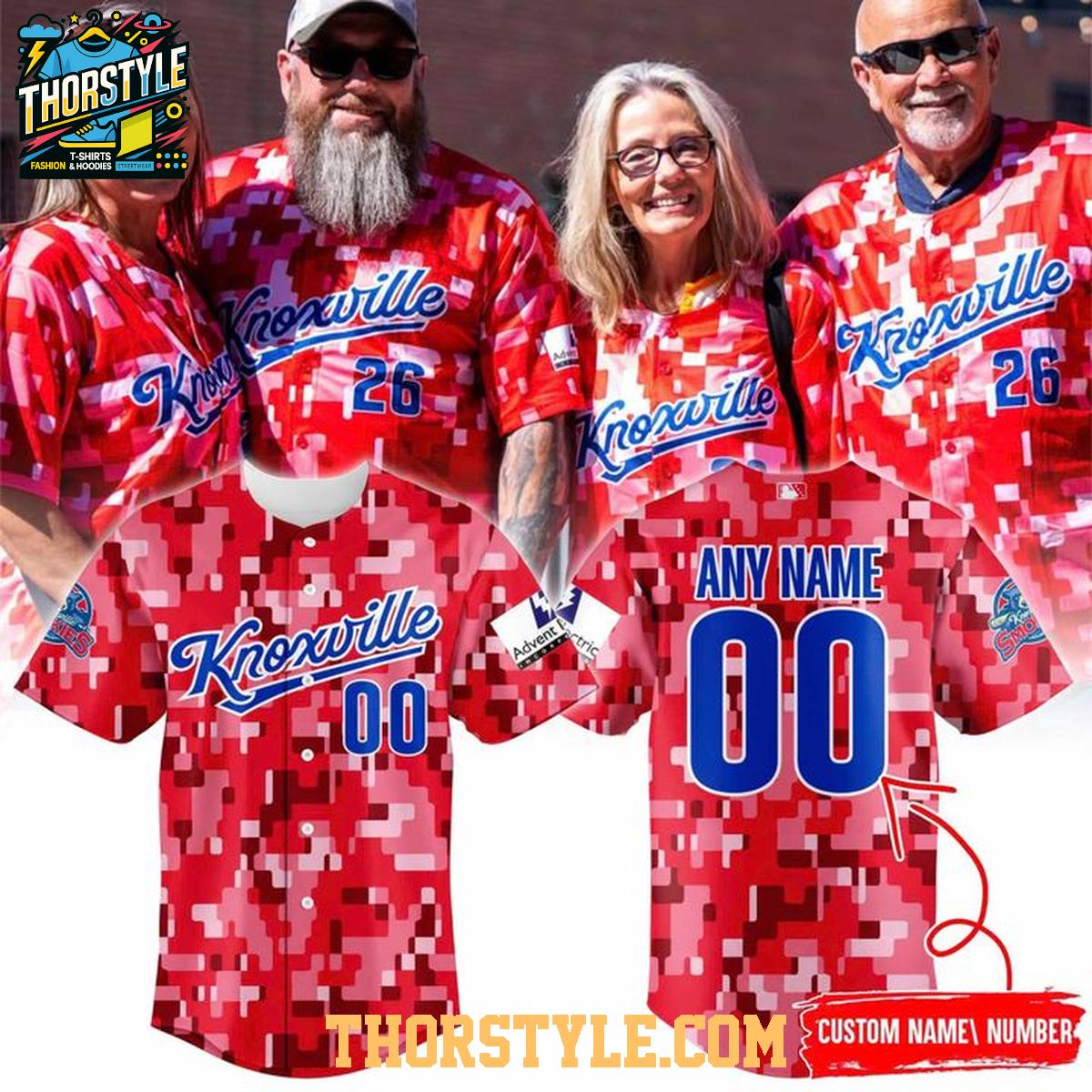 Knoxville Smokies Military Appreciation Night 2026 Personalized Baseball Jersey Knoxville Smokies Military Appreciation Night 2026 Personalized Baseball Jersey