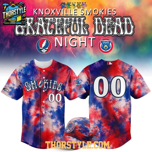 Knoxville Smokies x Grateful Dead Night 2026 Personalized Baseball Jersey