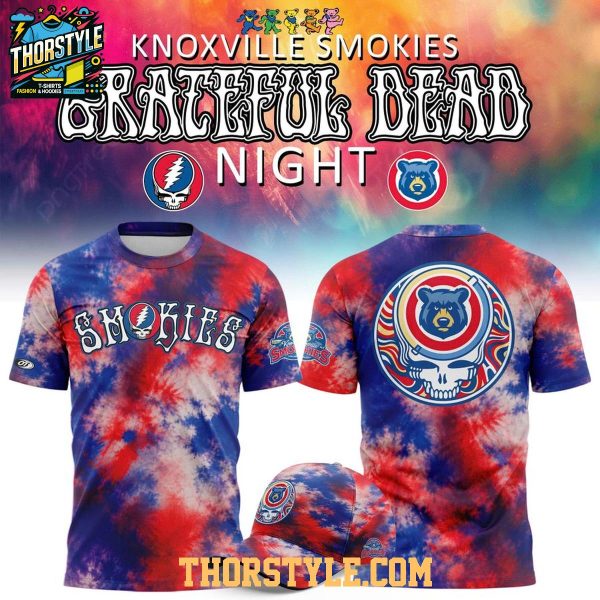 Knoxville Smokies x Grateful Dead Rock 2026 Night Hoodie T-Shirt