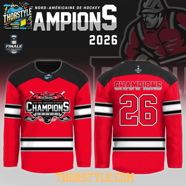 Laval Petroliers Championnes Ligue Nord-Americaine de Hockey Jersey 2026