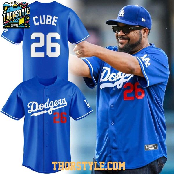 Los Angeles Dodgers x Ice Cube 2026 Collab Game Night Baseball Jersey