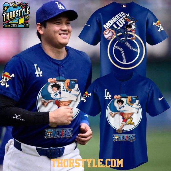 Los Angeles Dodgers x One Piece Night 2026 Sho-time Baseball Jesrey
