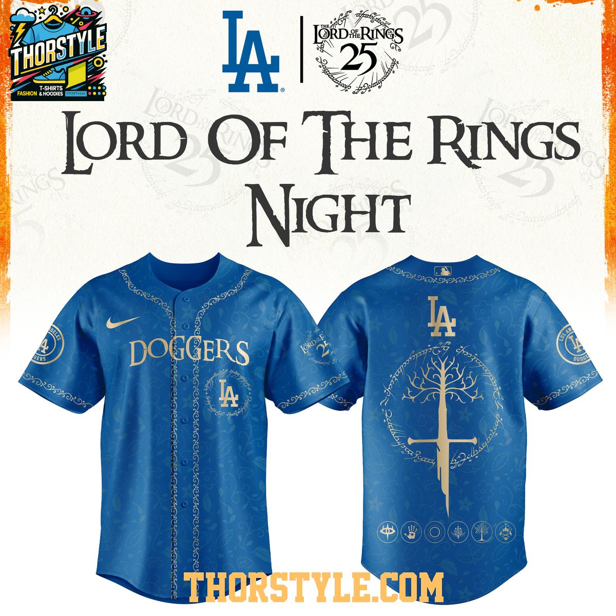 Los Angeles Dodgers x The Lord of The Rings 2026 Baseball Game Jersey Los Angeles Dodgers x The Lord of The Rings 2026 Baseball Game Jersey