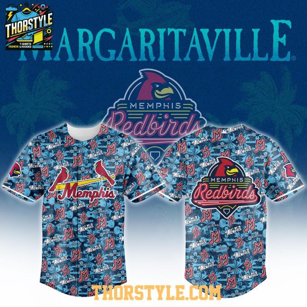 Memphis Redbirds Margaritaville 2026 Night Hawaii Vibe Baseball Jersey