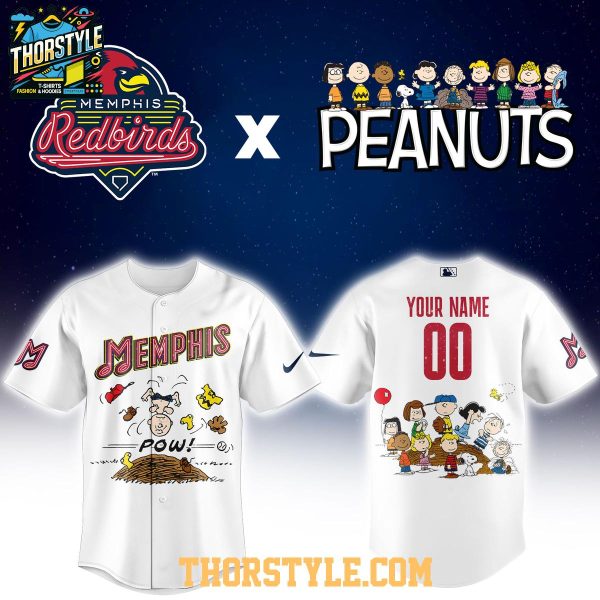 Memphis Redbirds Peanuts Night MiLB 2026 Personalized Baseball Jersey