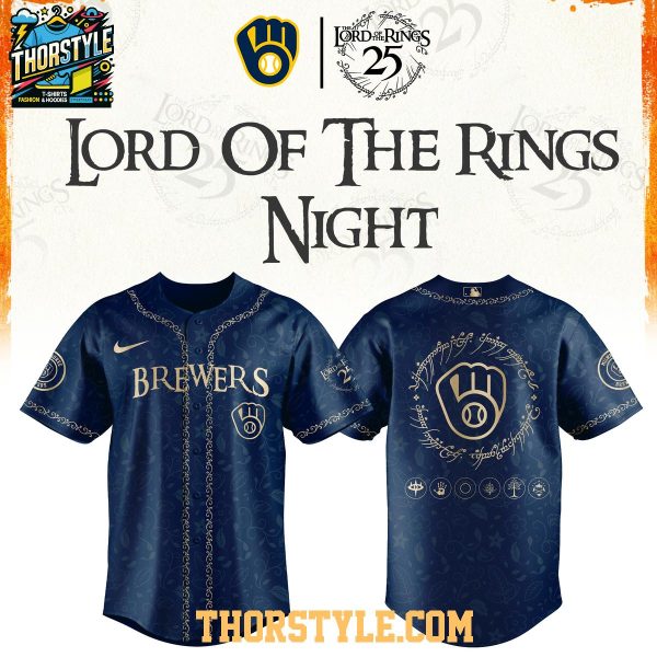 Milwaukee Brewers The Lord of The Rings Night x MLB Game 2026 Jersey