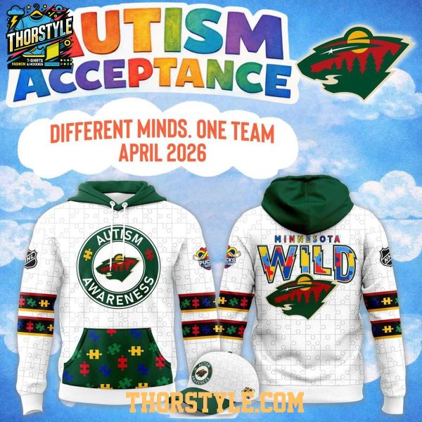 Minnesota Wild x Autism Acceptance Day 2026 Hoodie T-Shirts