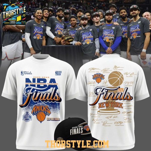 New York Knicks 2026 Eastern Conference Champions Locker Room Hoodie Shirts