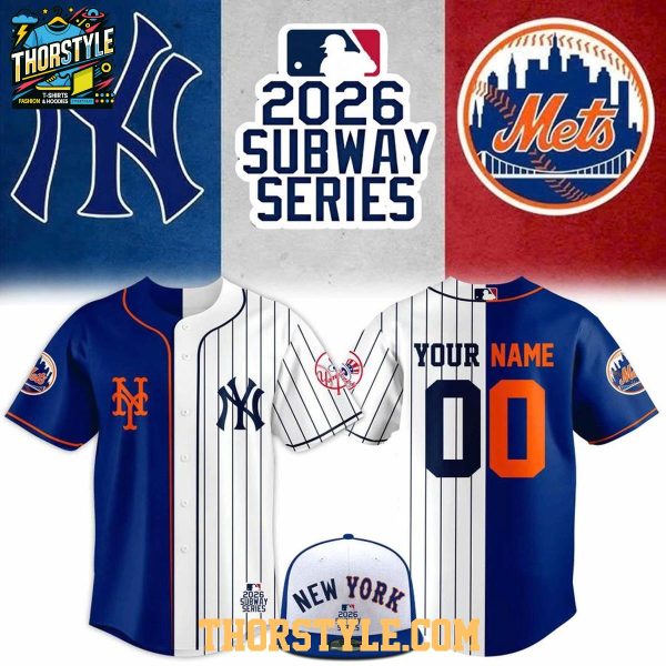 New York Mets x New York Yankees 2026 MLB Subway Series Baseball Jersey