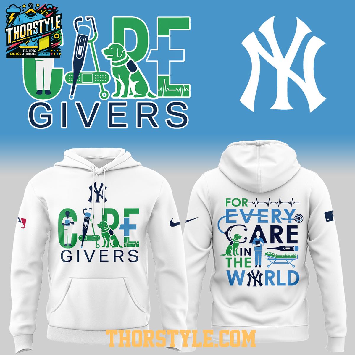 New York Yankees Care Givers 2026 Healthcare Appreciation Hoodie Shirts New York Yankees Care Givers 2026 Healthcare Appreciation Hoodie Shirts