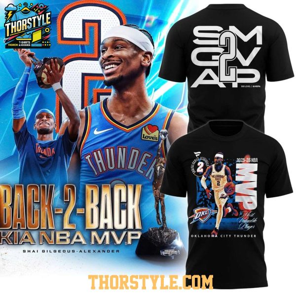OKC Thunder Shai Gilgeous-Alexander NBA Most Valuable Player 2026 Hoodie