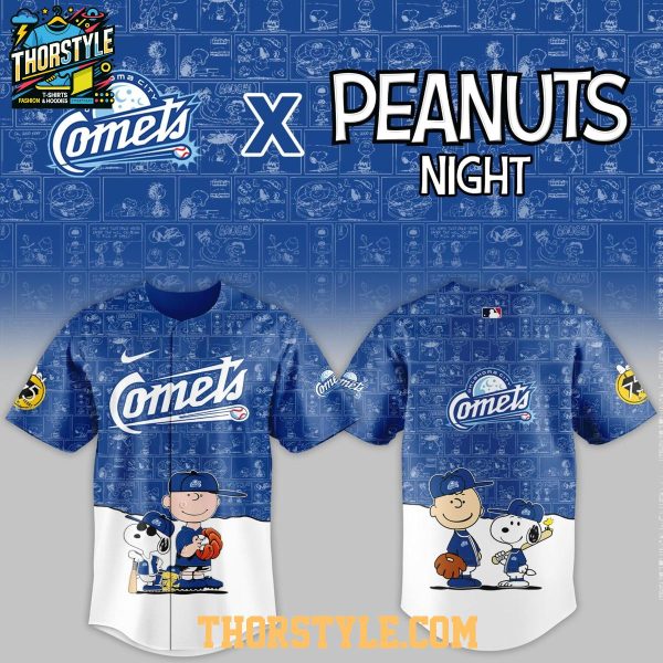 Oklahoma City Comets x Peanuts Night MiLB 2026 Baseball Jersey