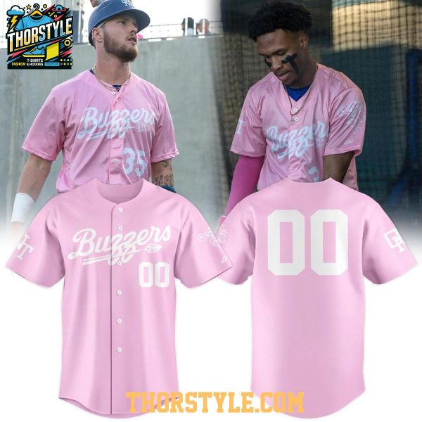 Ontario Tower Buzzers 2026 Pink In The Rink Personalized Baseball Jersey