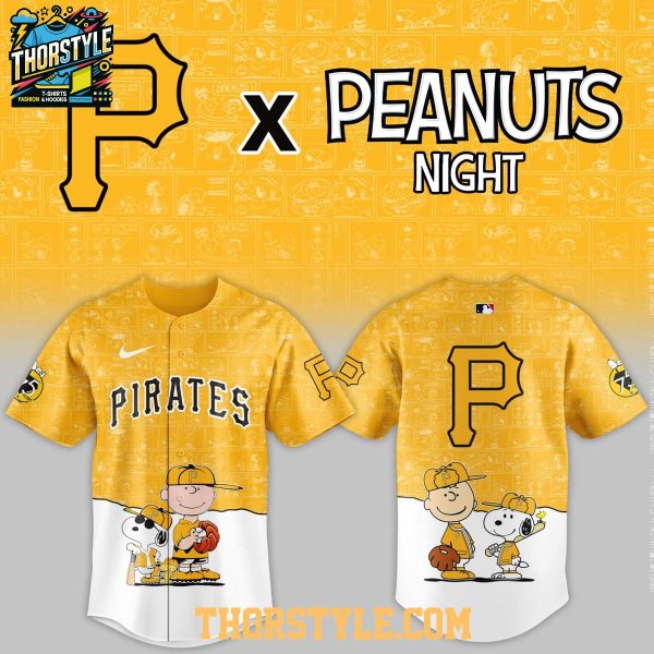 Pittsburgh Pirates Peanuts Game Night 2026 Classic Baseball Jersey