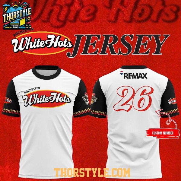 Rochester Red Wings 2026 White Hots Personalized Hoodie T-Shirt