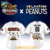 Salt Lake Bees Peanuts Night MiLB 2026 Personalized Baseball Jersey