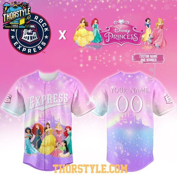 Round Rock Express Disney Princess Night 2026 Personalized Baseball Jersey