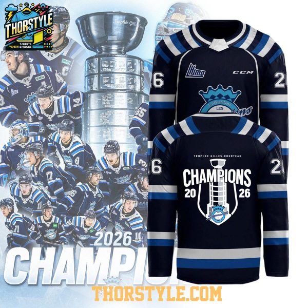 Sagueneens de Chicoutimi 2026 QMJHL Champions Hockey Jersey