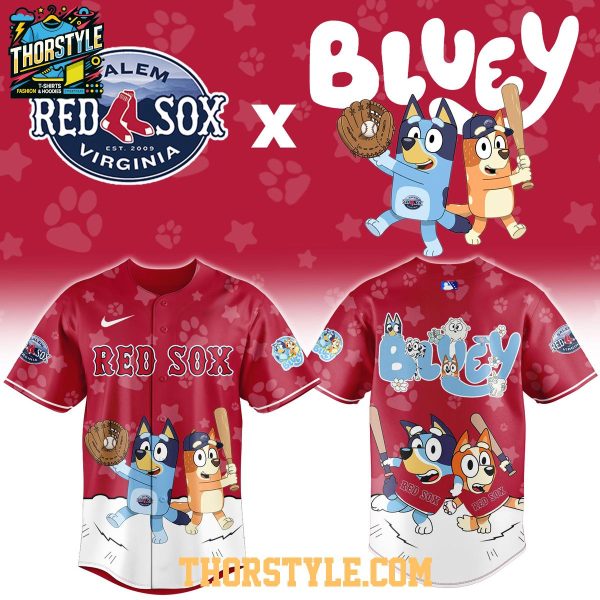 Salem Red Sox Bluey Night Game 2026 MiLB League Baseball Jersey