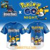 Myrtle Beach Pelicans Pokemon Go Night 2026 Tourament Baseball Jersey Myrtle Beach Pelicans Pokemon Go Night 2026 Tourament Baseball Jersey
