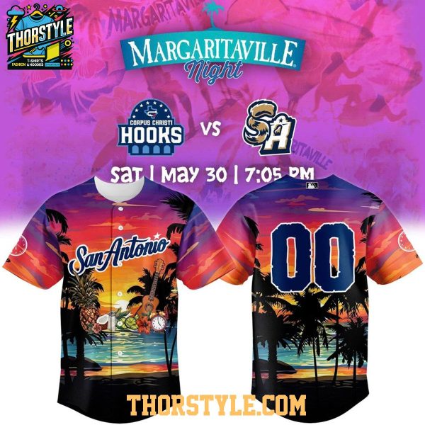 San Antonio Missions Margaritaville Night 2026 Personalized Baseball Jersey