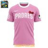 San Diego Padres Hello Kitty 2026 Classic MLB Game Striped Hoodie Shirts