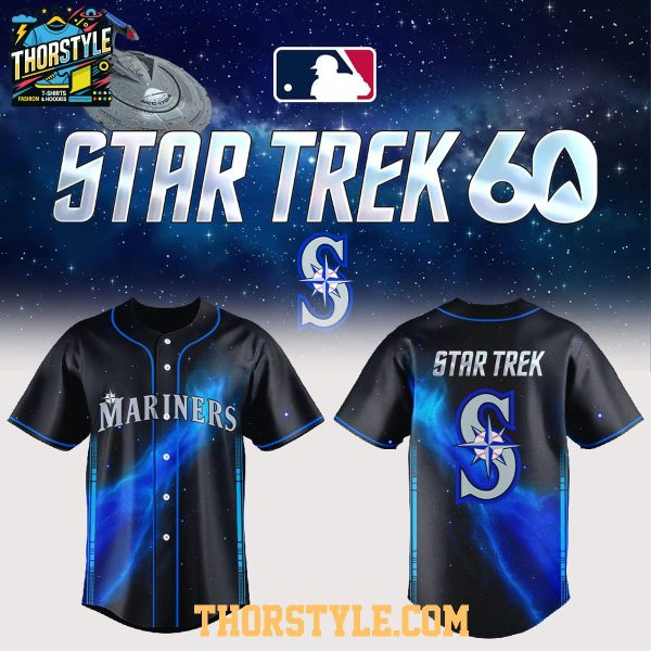 Seattle Mariners Star Trek 60th Anniversary Night 2026 Personalized Jersey