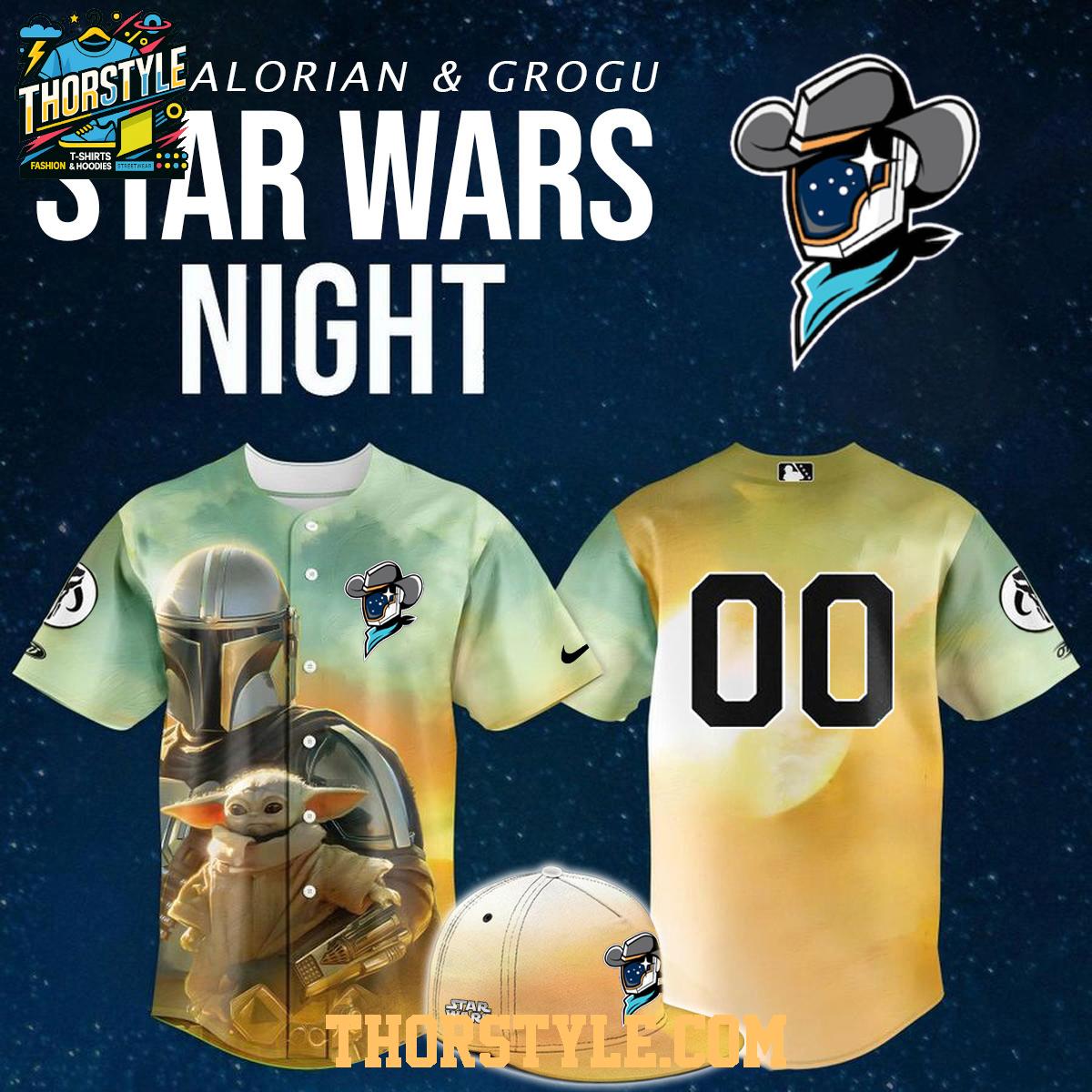 Sugar Land Space Cowboys x Star Wars Night Mandalorian & Grogu 2026 Jersey Sugar Land Space Cowboys x Star Wars Night Mandalorian & Grogu 2026 Jersey
