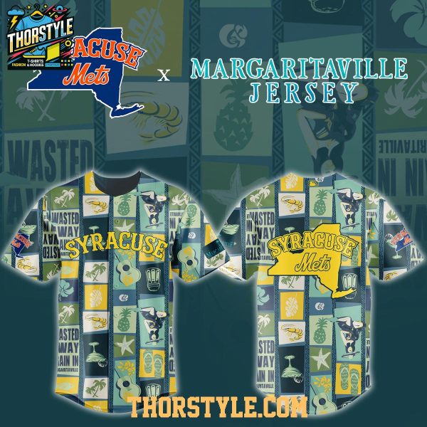 Syracuse Mets x Margaritaville Night 2026 Pesonalized Baseball Jersey