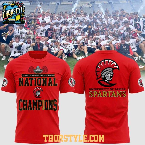 Tampa Spartans NCAA Division II Lacrosse Champions 2026 Hoodie T-Shirt