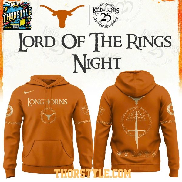 Texas Longhorns The Lord Of The Rings 2026 NCAA Championship Hoodie Shirts