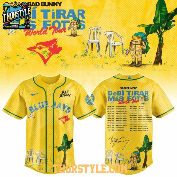 Toronto Blue Jays Bad Bunny 2026 MLB x Caribe World Tour Baseball Jersey