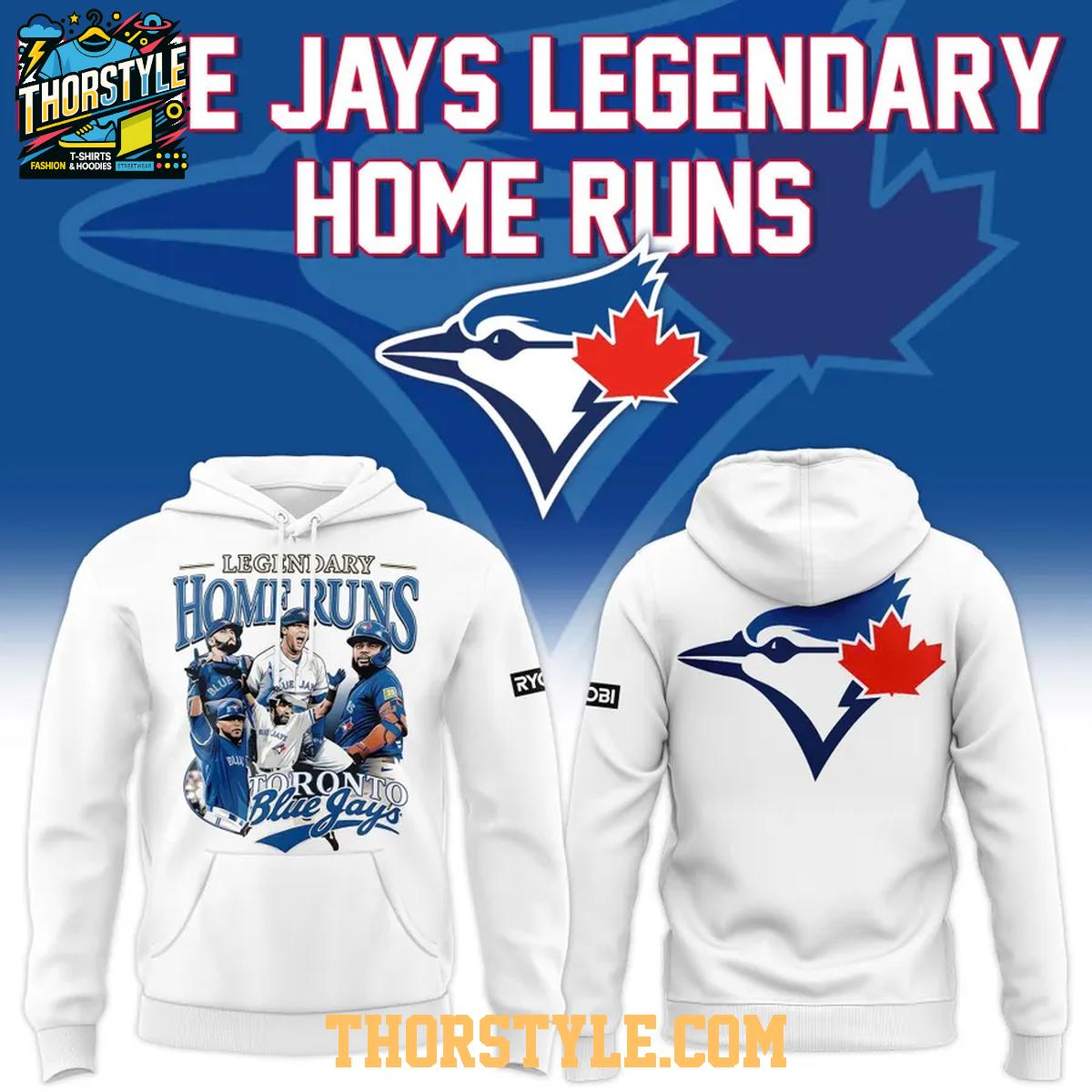 Toronto Blue Jays Legendary Home Runs 2026 Tour Hoodie T-Shirt Toronto Blue Jays Legendary Home Runs 2026 Tour Hoodie T-Shirt